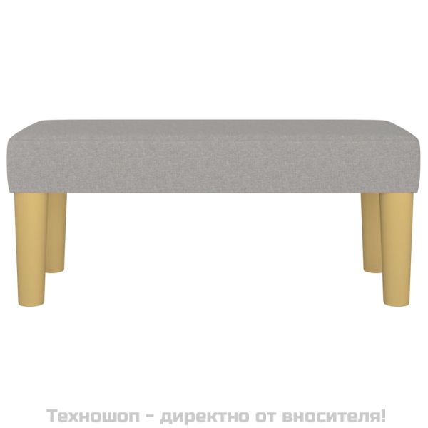 Пейка, светлосива, 70x30x30 см, плат