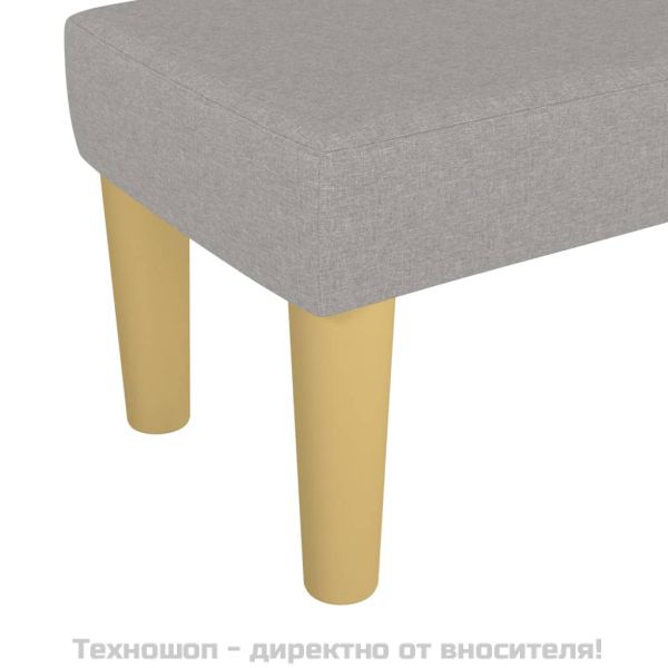 Пейка, светлосива, 70x30x30 см, плат