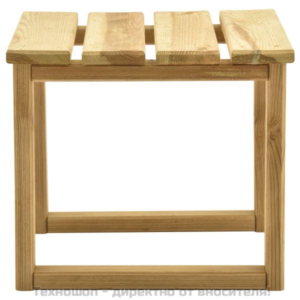 Маса за шезлонг, 30x30x26 см, импрегниран бор