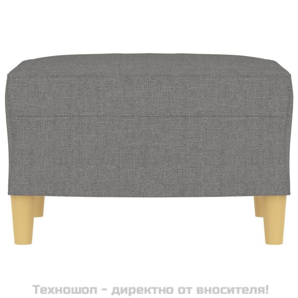 Табуретка, тъмносива, 60x50x41 см, плат