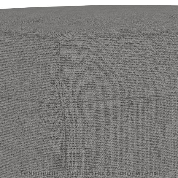 Табуретка, тъмносива, 60x50x41 см, плат