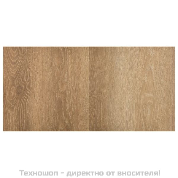Самозалепващи подови дъски, 55 бр, PVC, 5,11 м², кафяви