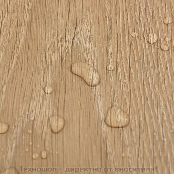 Самозалепващи подови дъски, 55 бр, PVC, 5,11 м², кафяви