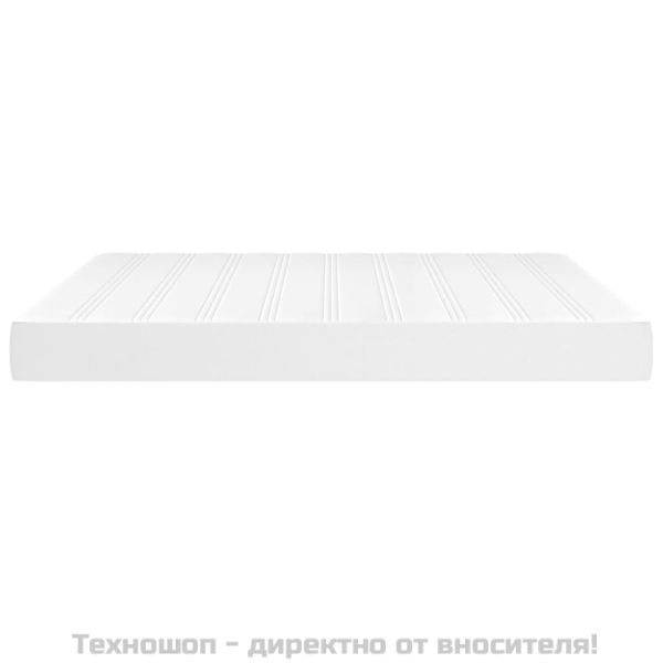 Матрак за легло с покет пружини бял 160x200x20 см плат