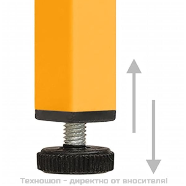 ТВ шкаф, горчица жълто, 105x35x50 см, стомана