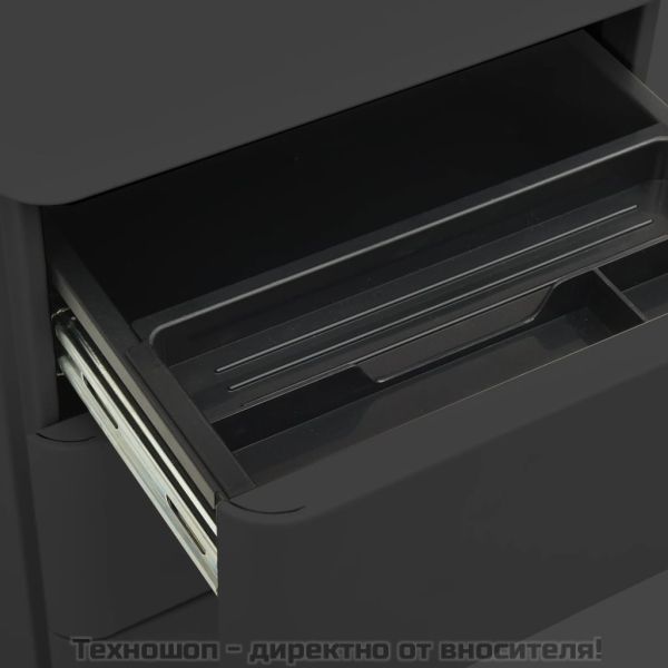 Мобилен офис шкаф, антрацит, 30x45x59 см, стомана