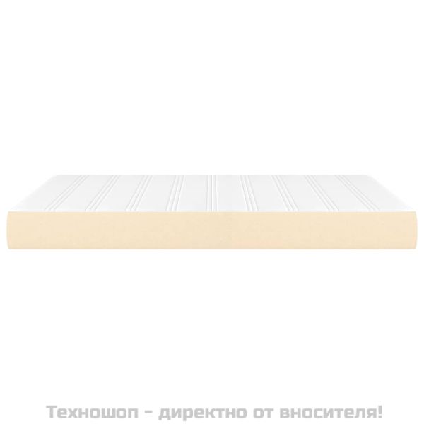 Матрак за легло с покет пружини кремав 140x200x20 см плат