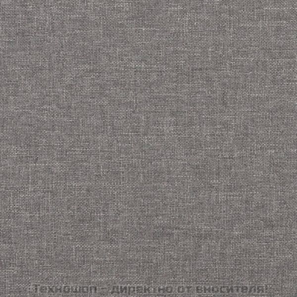 Табуретка, светлосива, 60x50x41 см, текстил