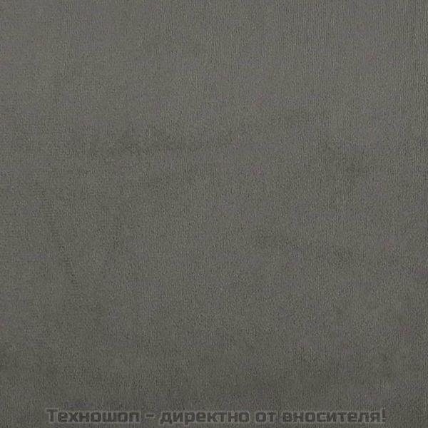 Горни табли за легло, 2 бр, тъмносива, 72x7x78/88 см, плат