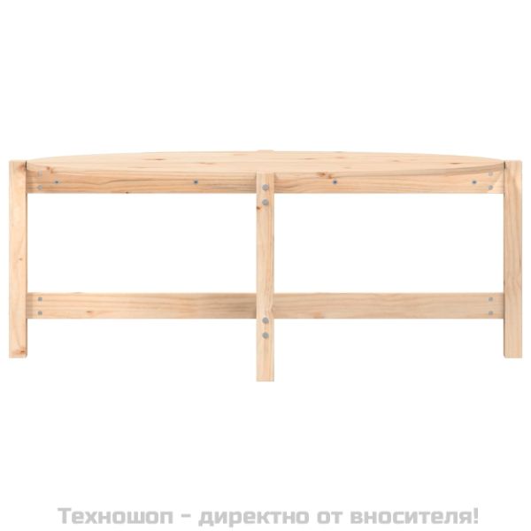 Кафе маса, 118x63x45 см, борово дърво масив