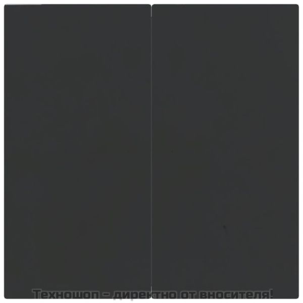 Градински трапезен комплект, 3 части, черен, полиратан