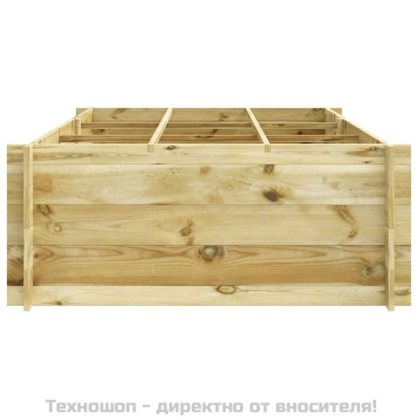 Повдигната леха, 150x100x40 см, импрегнирано дърво