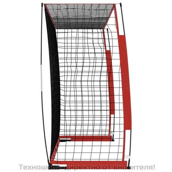 Футболна врата, 366,5x91x183 см, стомана