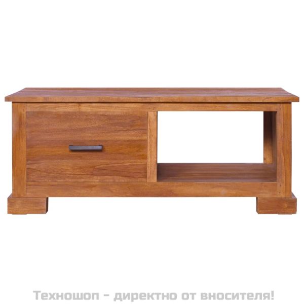 ТВ шкаф, 90x50x37 cм, тиково дърво масив
