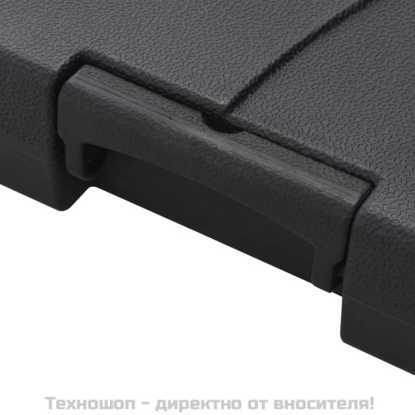 Градински чадър, с преносима основа, антрацит