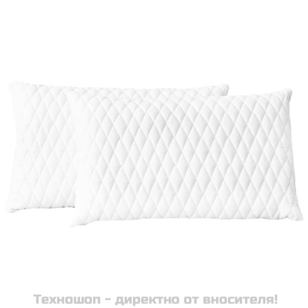 Възглавници, 2 бр, 60x40x14 см, мемори пяна