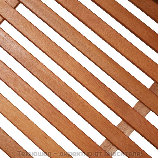 Градински сандък за съхранение, 117x50x55 см, евкалипт масив