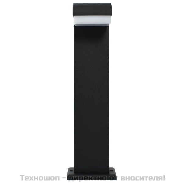 Градинска LED лампа, 9 W, черна, овална