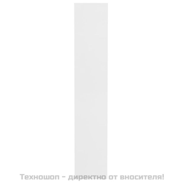 Шкаф за обувки, бял, 54x34x183 см, инженерно дърво