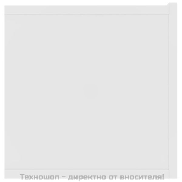 ТВ шкафове, 2 бр, бели, 80x30x30 см, инженерно дърво