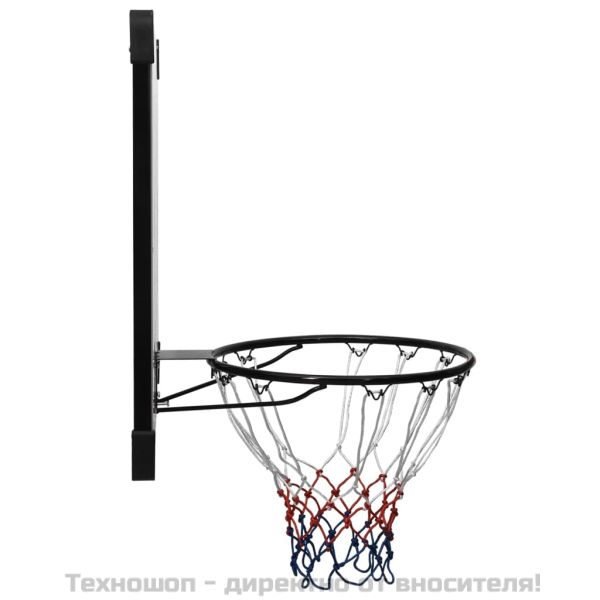 Баскетболно табло, прозрачно, 106x69x3 см, поликарбонат