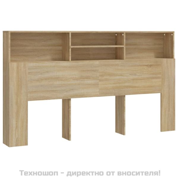 Табла за легло тип шкаф, дъб сонома, 180x19x103,5 см