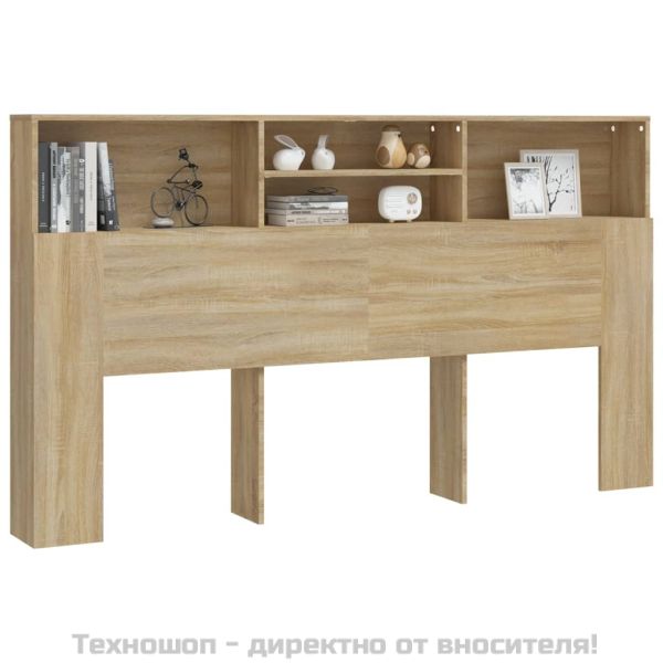 Табла за легло тип шкаф, дъб сонома, 180x19x103,5 см