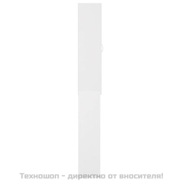 Шкаф за пералня, бял, 64x25,5x190 см