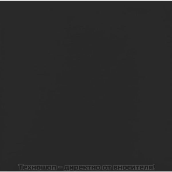 Градинска табуретка с възглавница, черна, полиратан