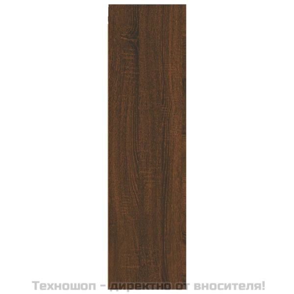 Стенен ТВ шкаф, кафяв дъб, 30,5x30x110 см