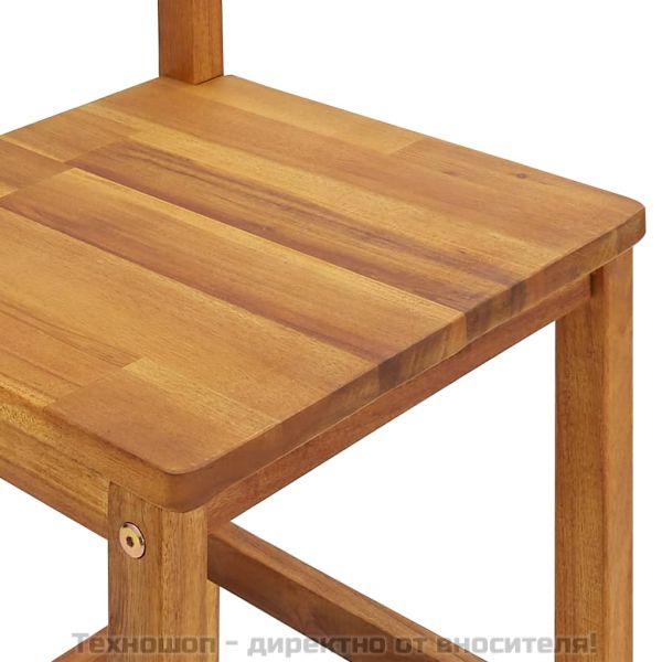 Градински бар комплект от 5 части, акация масив