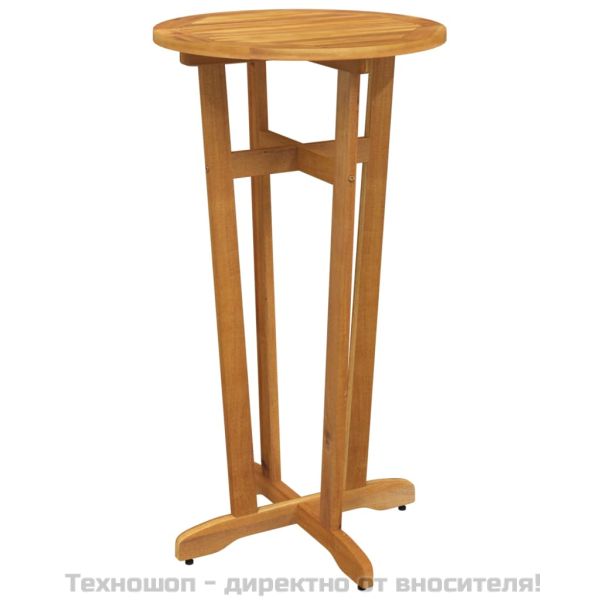 Градински бар комплект от 3 части, акация масив