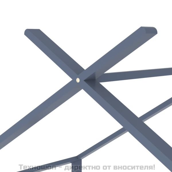 Рамка за детско легло, сива, бор масив, 90х200 см