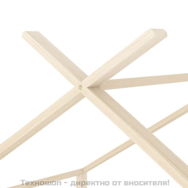 Рамка за детско легло, бор масив, 70x140 см