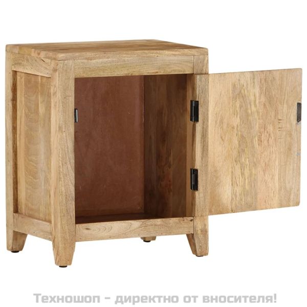 Нощно шкафче, 40x30x50 см, мангово дърво масив