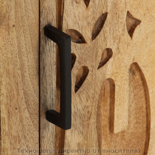 Нощно шкафче, 40x30x50 см, мангово дърво масив