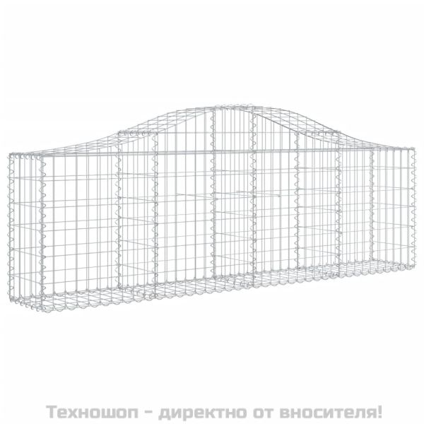 Габионни кошници арка 6 бр 200x30x60/80 см поцинковано желязо
