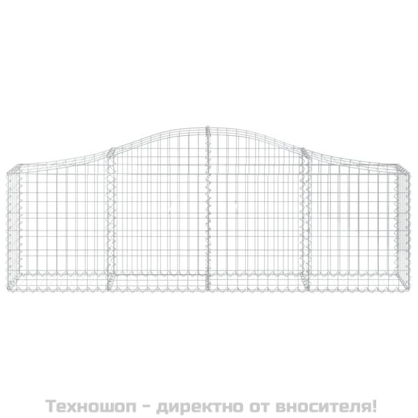 Габионни кошници арка 6 бр 200x30x60/80 см поцинковано желязо