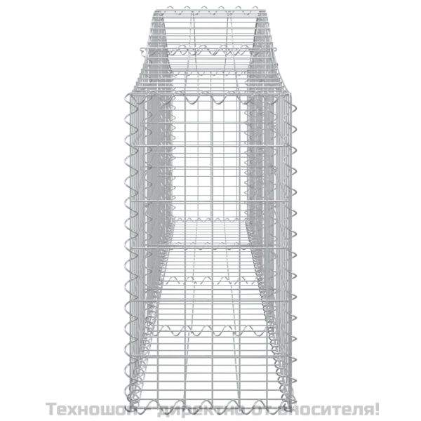 Габионни кошници арка 6 бр 200x30x60/80 см поцинковано желязо