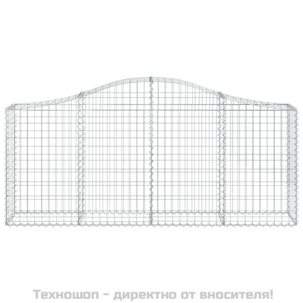 Габионни кошници арка 20 бр 200x30x80/100 см поцинковано желязо