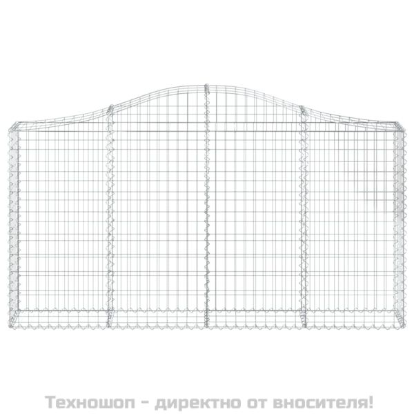 Габионни кошници арка 10 бр 200x30x100/120см поцинковано желязо