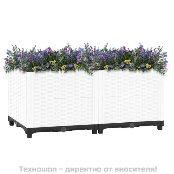 Повдигната леха, 80x40x38 см, полипропилен