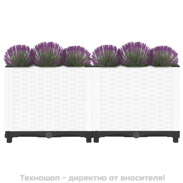 Повдигната леха, 80x40x38 см, полипропилен