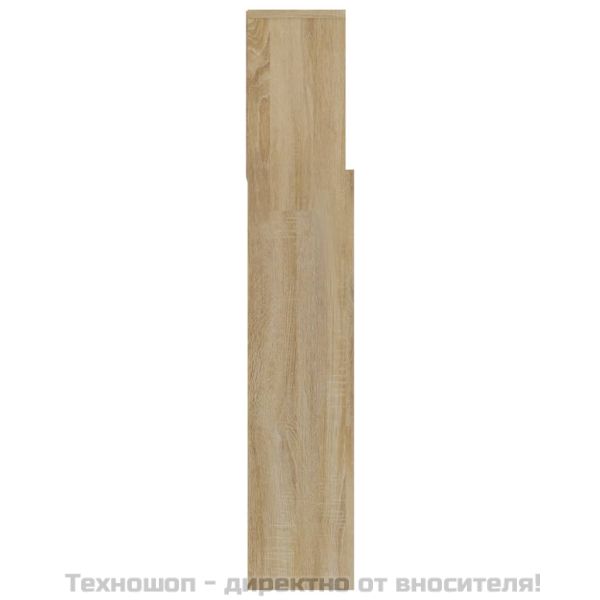 Табла за легло тип шкаф, дъб сонома, 120x19x103,5 см