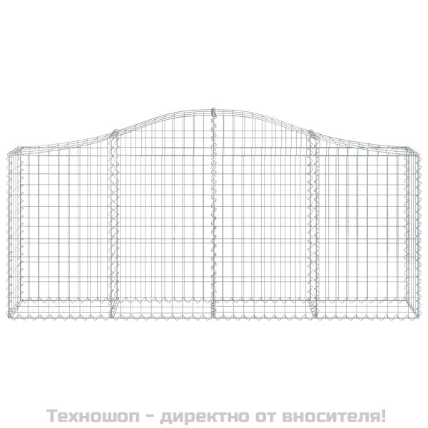 Габионни кошници арка 25 бр 200x30x80/100 см поцинковано желязо