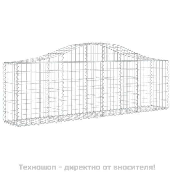 Габионни кошници арка 5 бр 200x30x60/80 см поцинковано желязо
