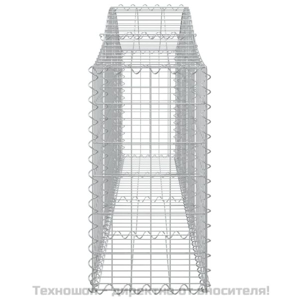 Габионни кошници арка 5 бр 200x30x60/80 см поцинковано желязо