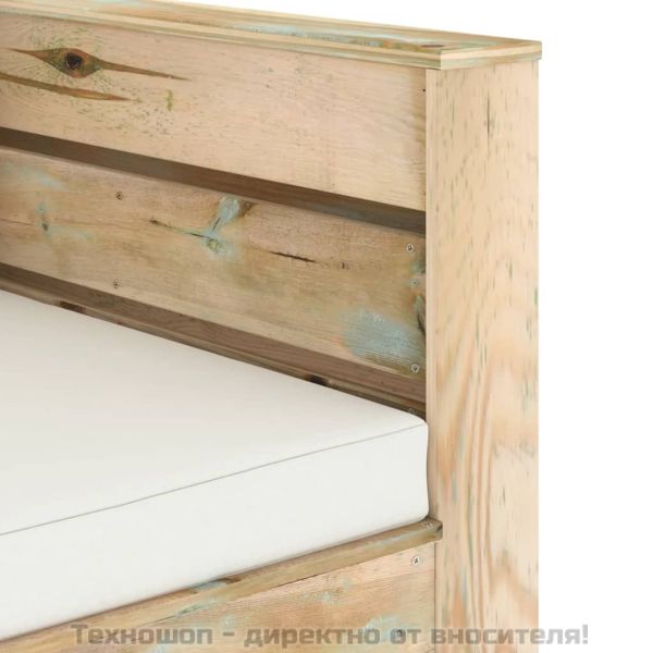 Градински комплект 2 части възглавници зелена импрегнация