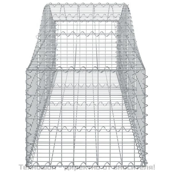 Габионни кошници арка 10 бр 200x50x40/60 см поцинковано желязо