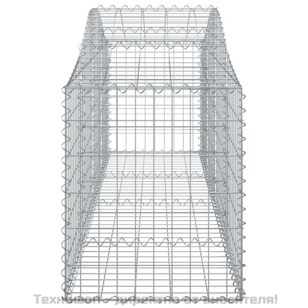 Габионни кошници арка 30 бр 200x50x60/80 см поцинковано желязо